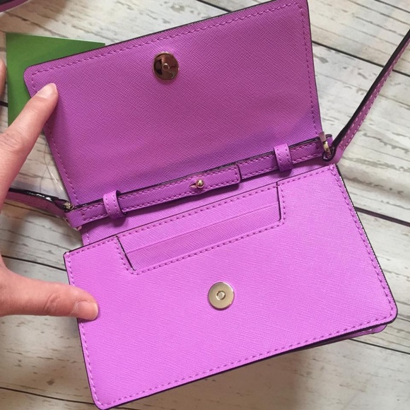 Kate Spade Arielle Morning Glory Purple Crossbody - Picture 8 of 8
